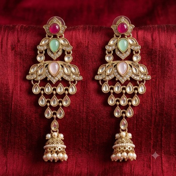 KUNDAN EARRING