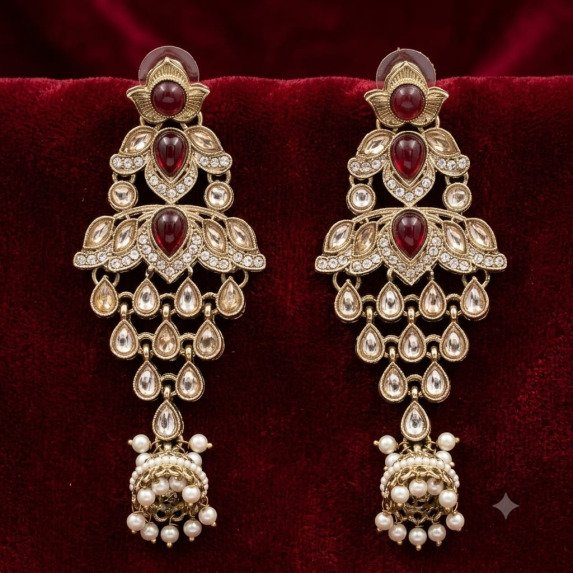 KUNDAN EARRING