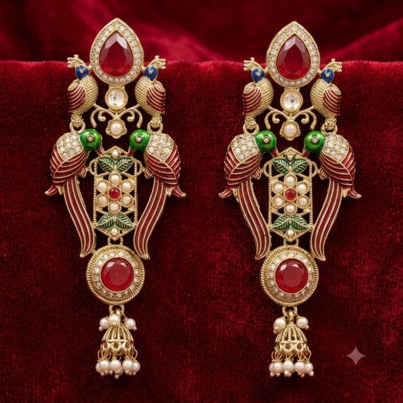 KUNDAN EARRING