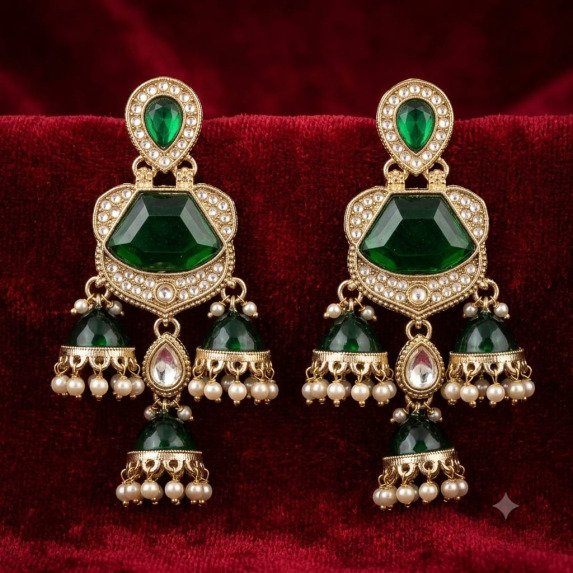 KUNDAN EARRING