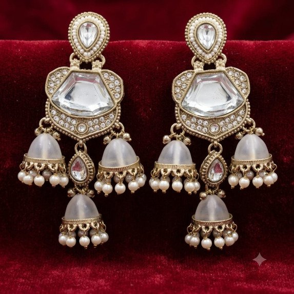 KUNDAN EARRING