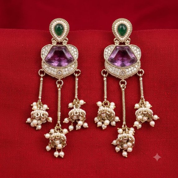 KUNDAN EARRING