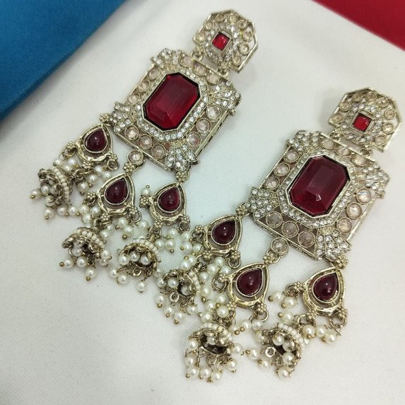 THAKKER KUNDAN EARRING