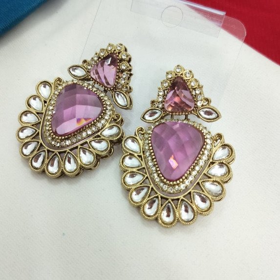 THAKKER KUNDAN EARRING