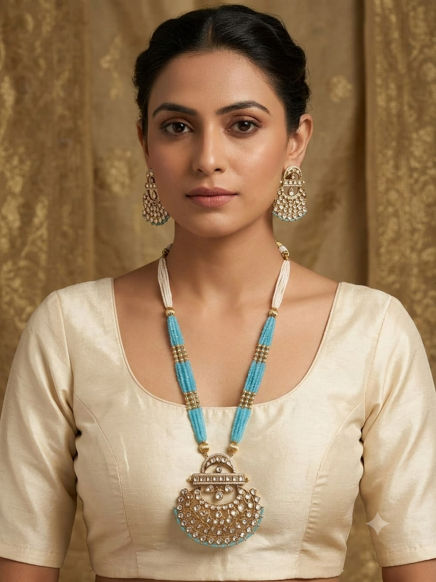 KUNDAN LONG NECKLACE