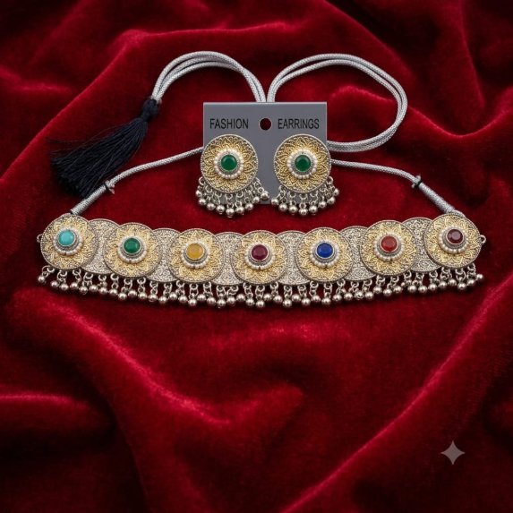 NAVRATRI SHORT NECKLACE