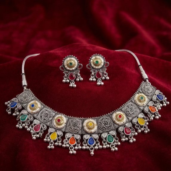 NAVRATRI SHORT NECKLACE