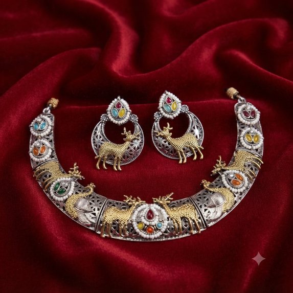 NAVRATRI SHORT NECKLACE