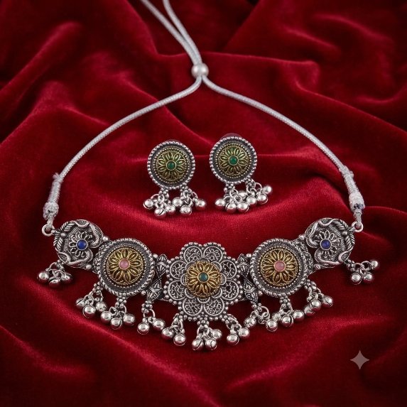 NAVRATRI SHORT NECKLACE