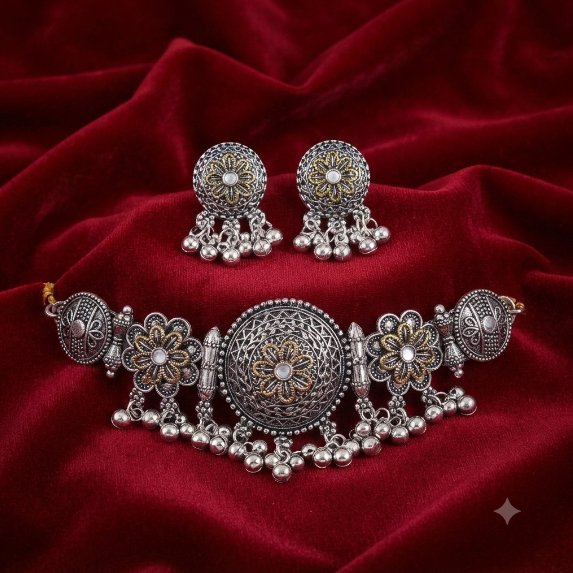 NAVRATRI SHORT NECKLACE