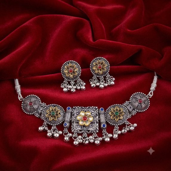 NAVRATRI SHORT NECKLACE