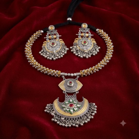 NAVRATRI SHORT NECKLACE