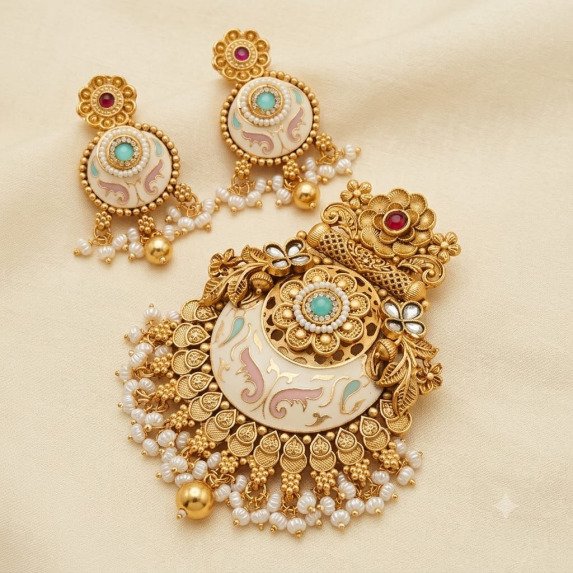 ANTIQUE PENDAL SET