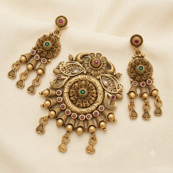 ANTIQUE PENDAL SET