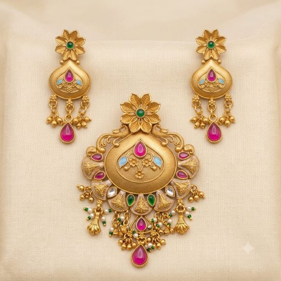 ANTIQUE PENDAL SET