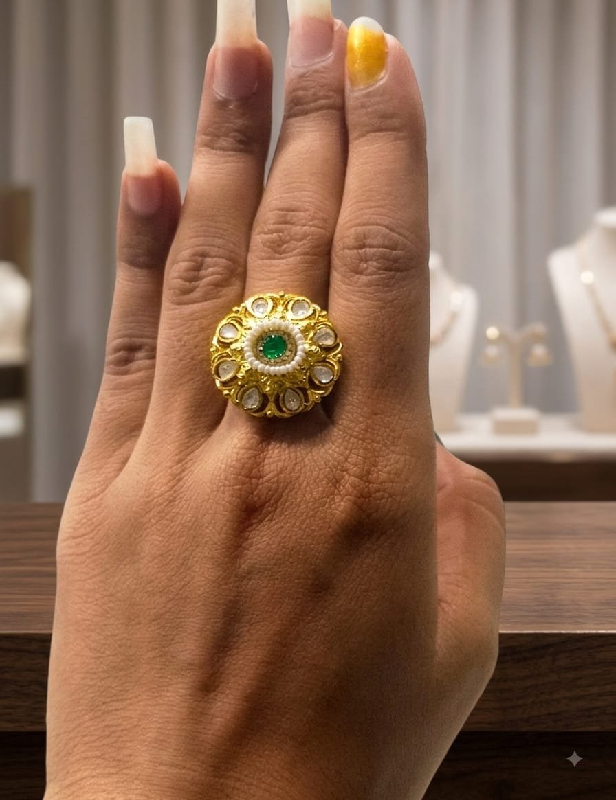 KUNDAN RING FOR LEDIES