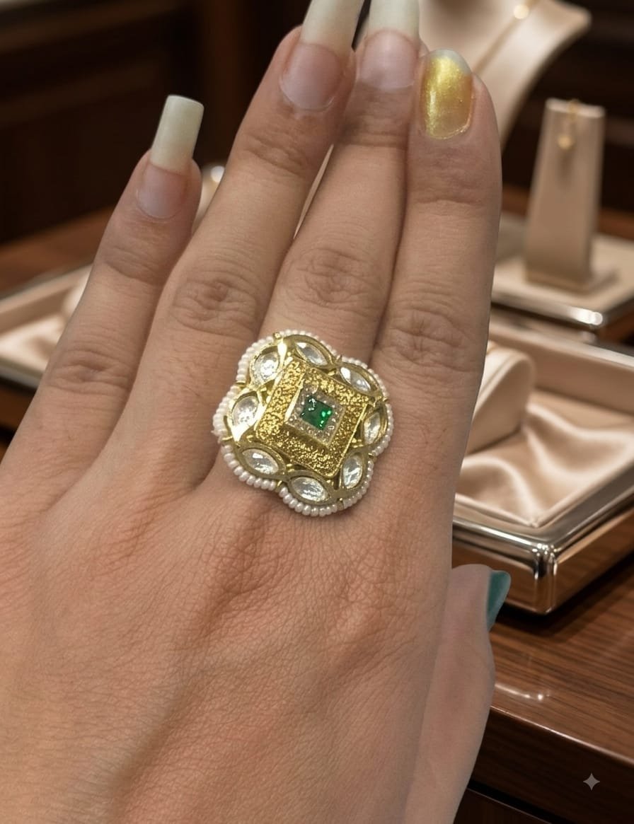 KUNDAN RING FOR LEDIES