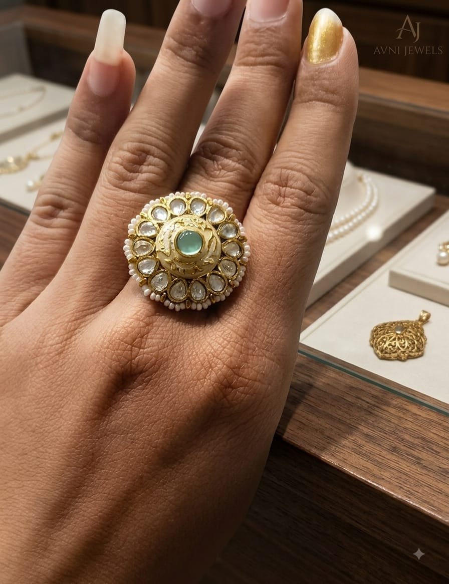 KUNDAN RING FOR LEDIES