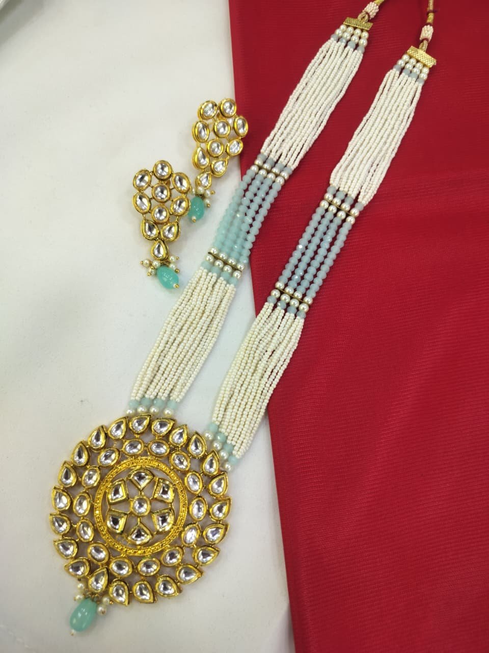 ANTIQUE MOTI LONG NECKLACE