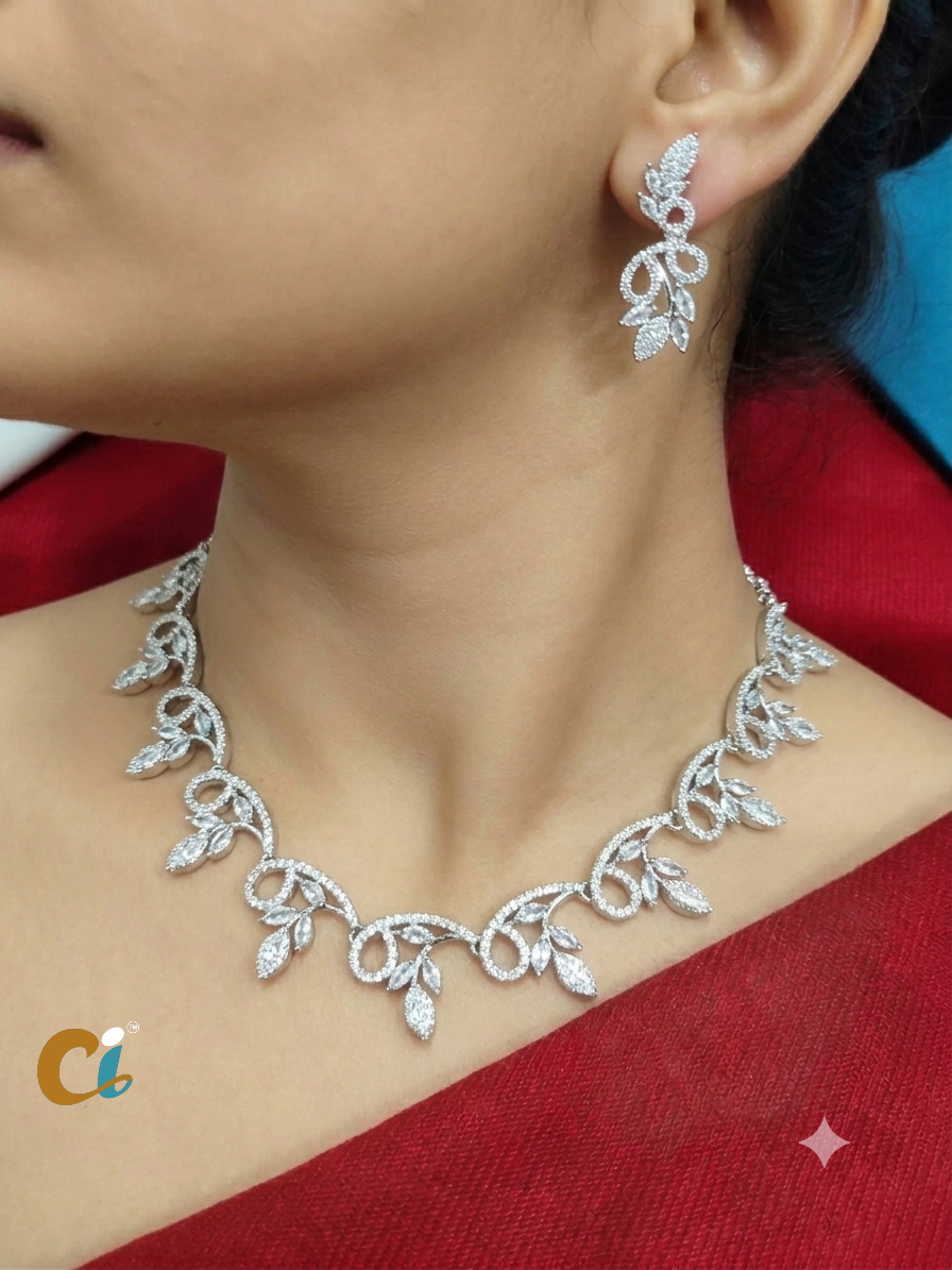 A.D. (AMRIKAN DIAMOND ) NECKLACE