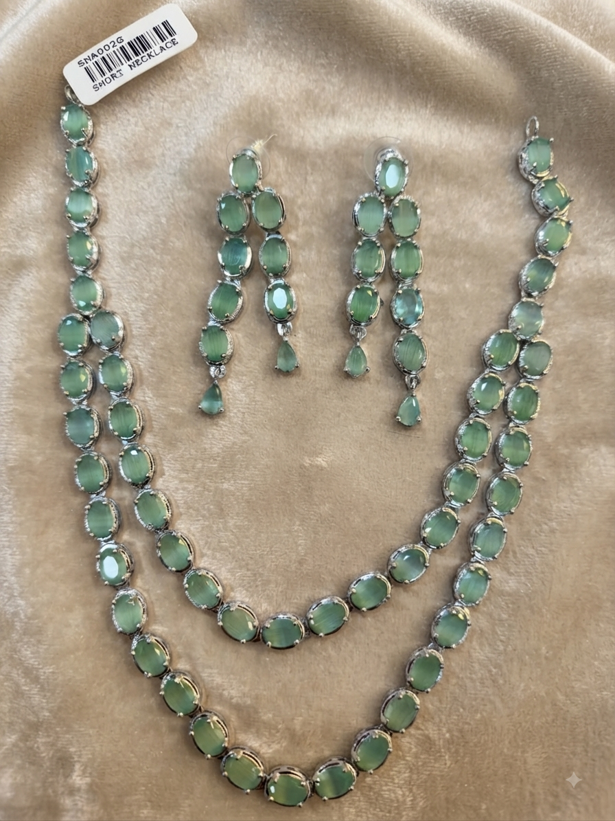 A.D. (AMRIKAN DIAMOND ) NECKLACE