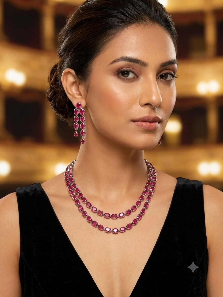 A.D. (AMRIKAN DIAMOND ) NECKLACE