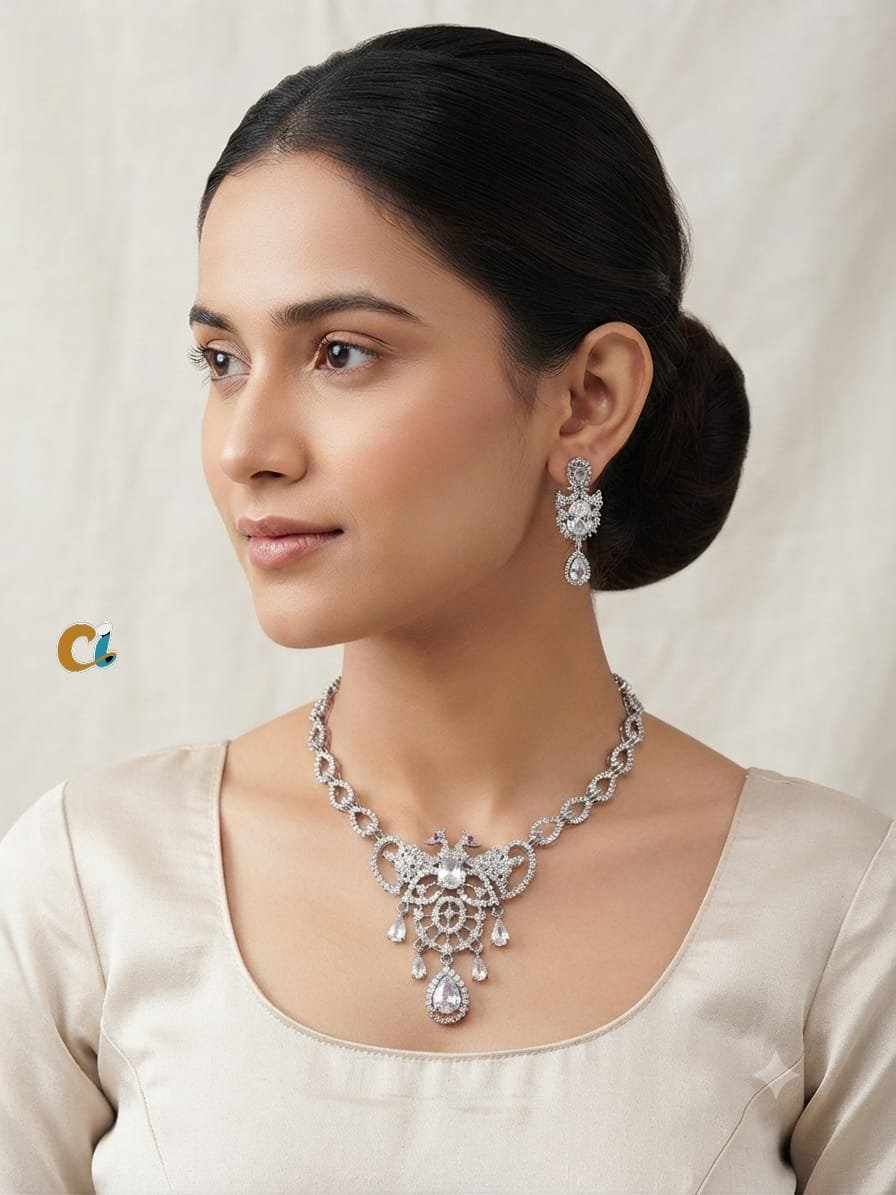 A.D. (AMRIKAN DIAMOND ) NECKLACE