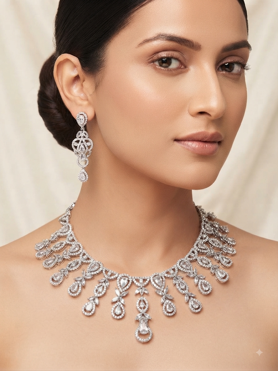 A.D. (AMRIKAN DIAMOND ) NECKLACE