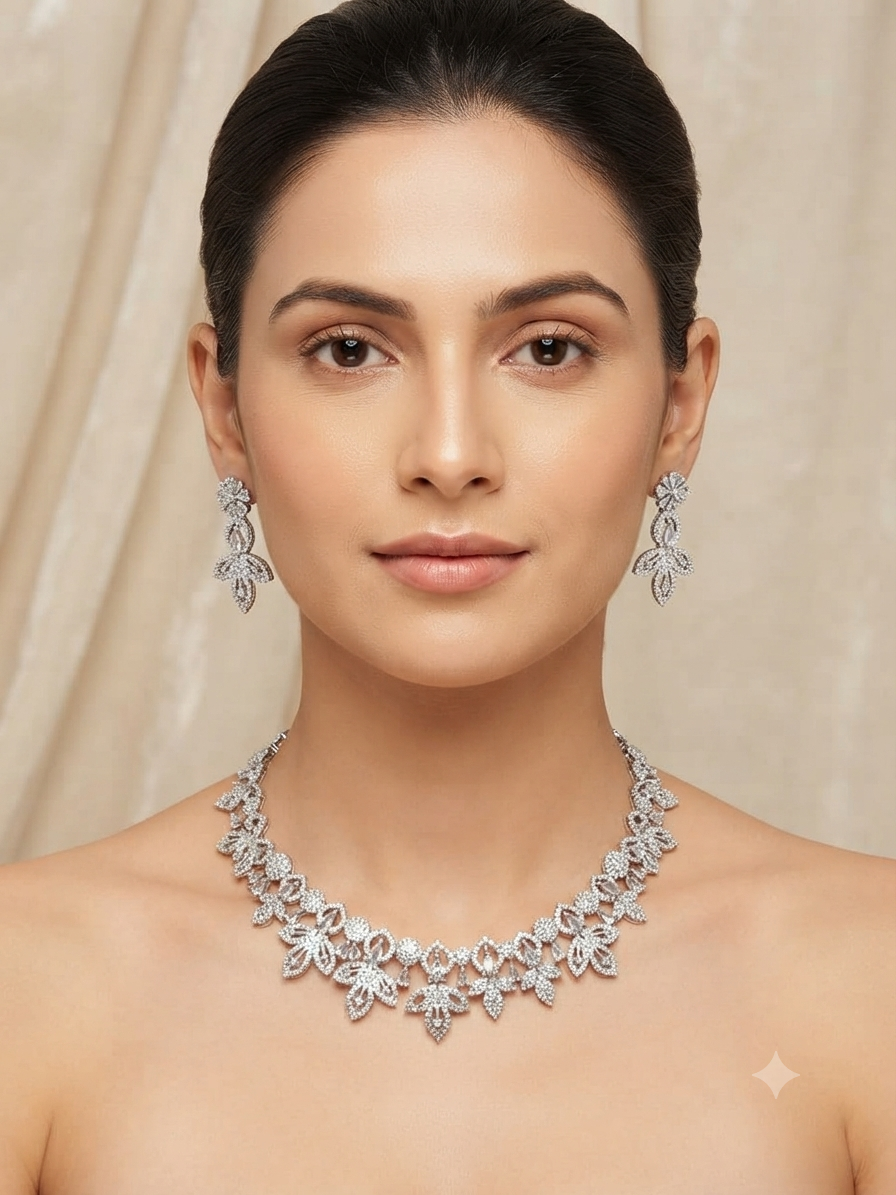 A.D. (AMRIKAN DIAMOND ) NECKLACE