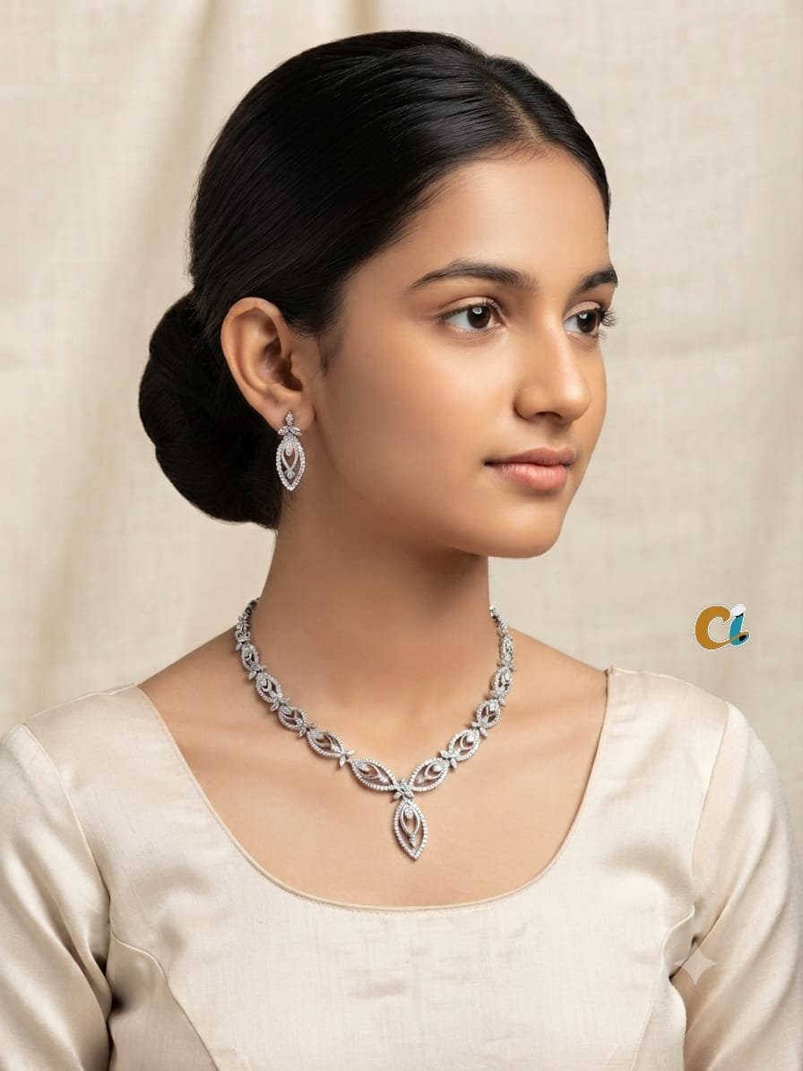 A.D. (AMRIKAN DIAMOND ) NECKLACE