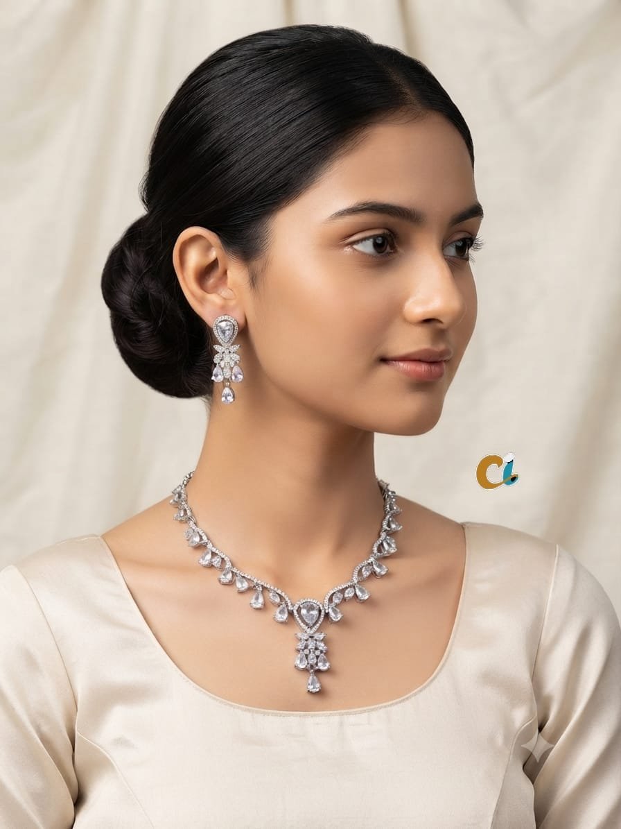 A.D. (AMRIKAN DIAMOND ) NECKLACE