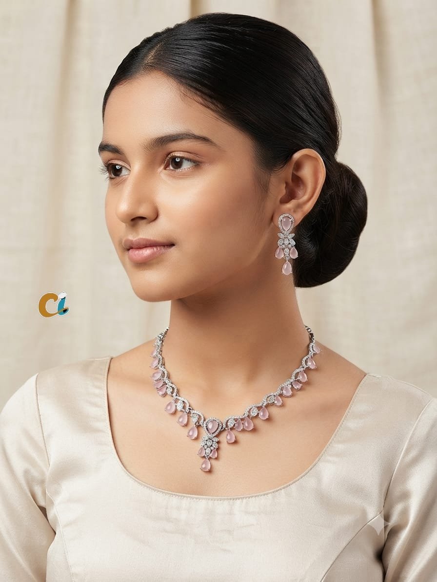 A.D. (AMRIKAN DIAMOND ) NECKLACE