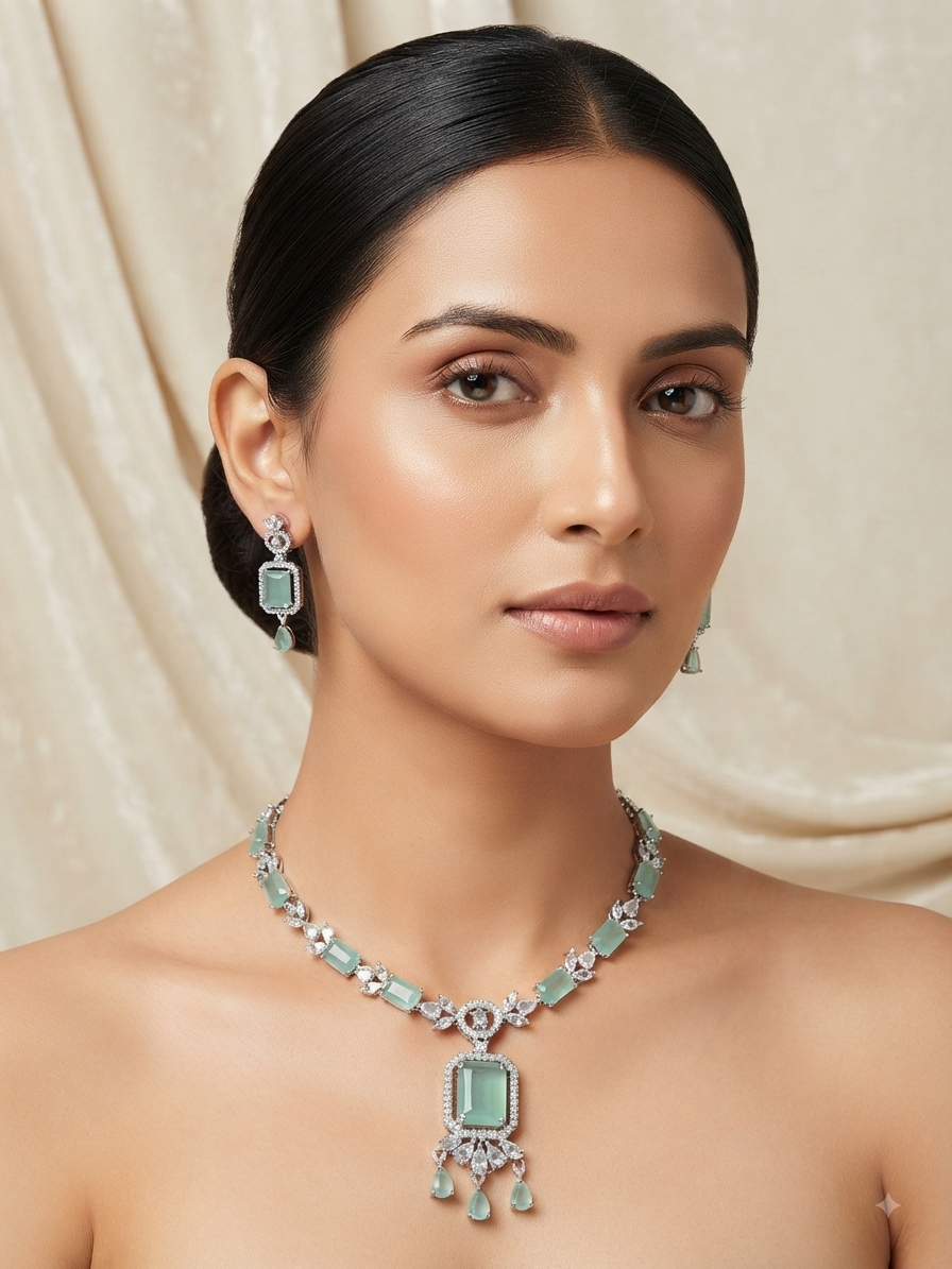 A.D. (AMRIKAN DIAMOND ) NECKLACE