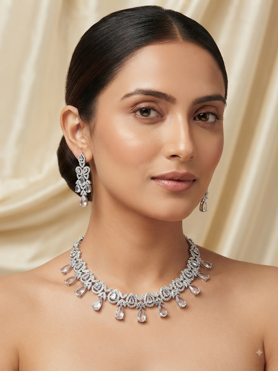 A.D. (AMRIKAN DIAMOND ) NECKLACE