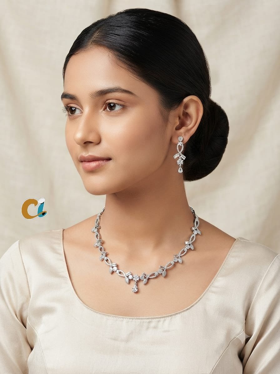 A.D. (AMRIKAN DIAMOND ) NECKLACE