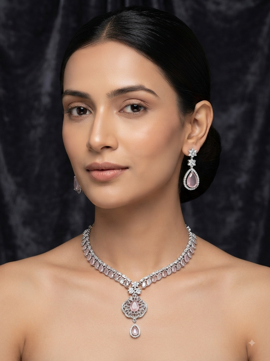 A.D. (AMRIKAN DIAMOND ) NECKLACE