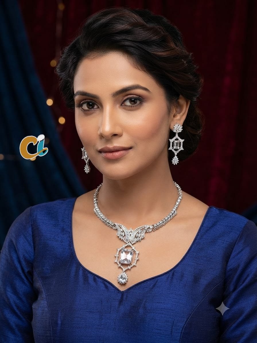 A.D. (AMRIKAN DIAMOND ) NECKLACE