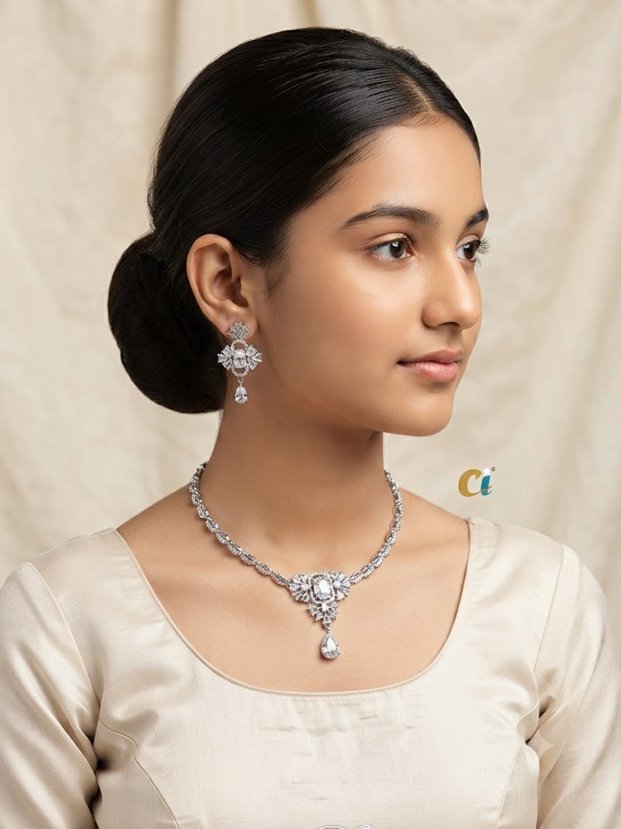 A.D. (AMRIKAN DIAMOND ) NECKLACE