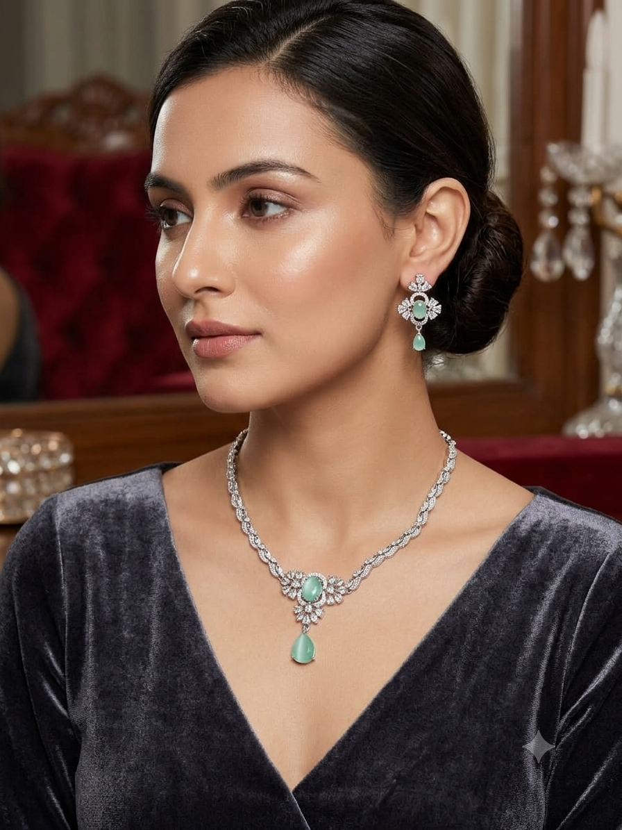 A.D. (AMRIKAN DIAMOND ) NECKLACE