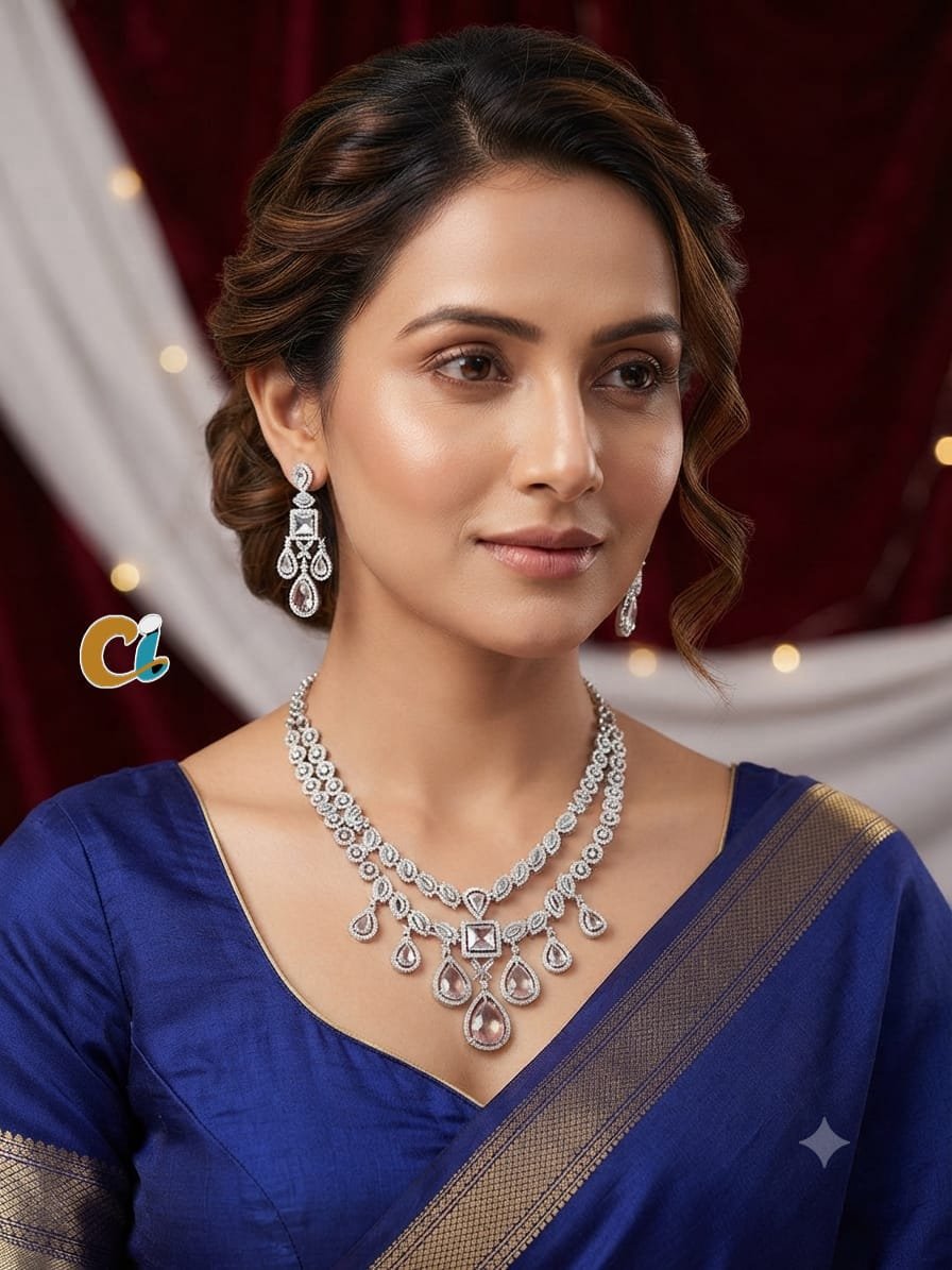A.D. (AMRIKAN DIAMOND ) NECKLACE