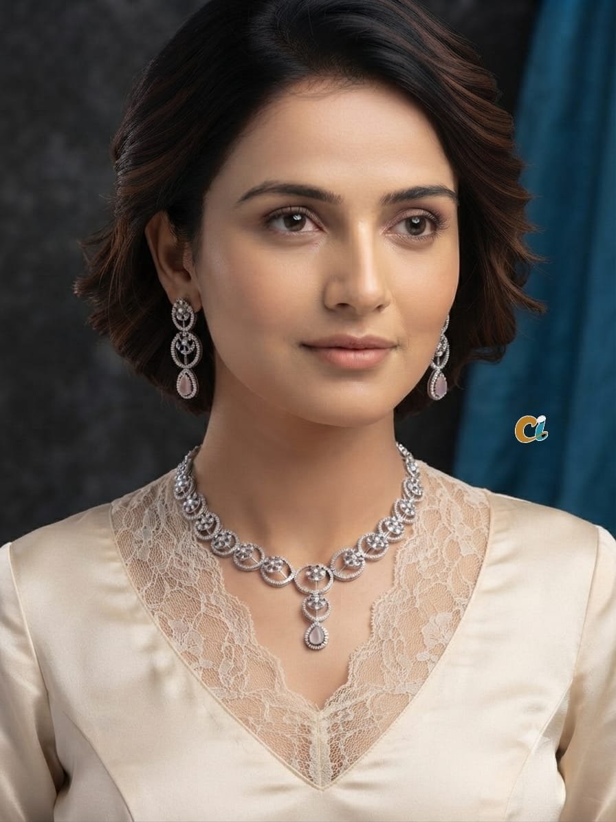 A.D. (AMRIKAN DIAMOND ) NECKLACE