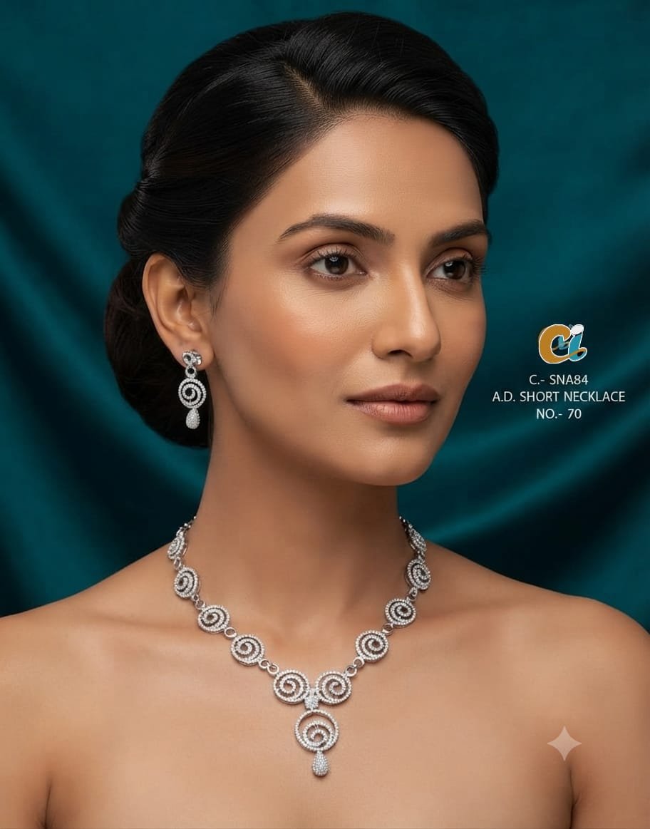 A.D. (AMRIKAN DIAMOND ) NECKLACE