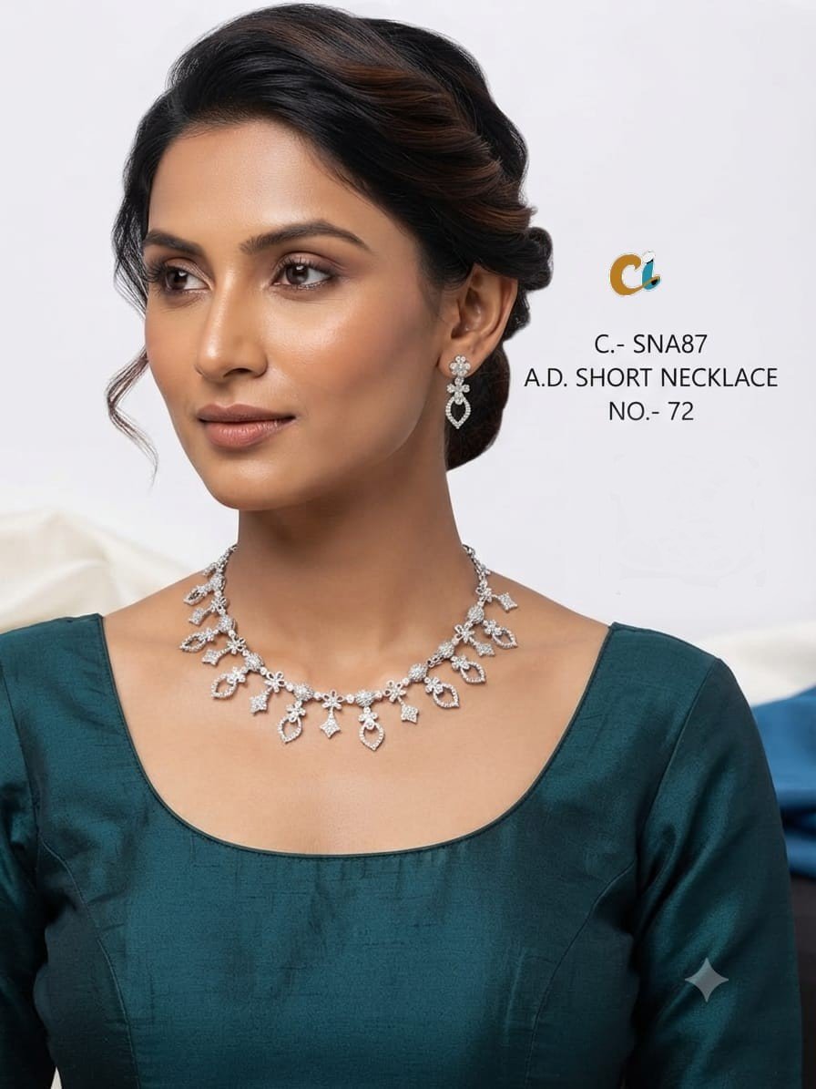 A.D. (AMRIKAN DIAMOND ) NECKLACE
