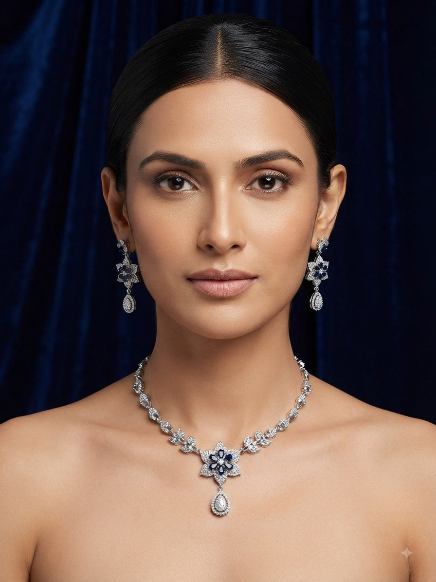 A.D. (AMRIKAN DIAMOND ) NECKLACE