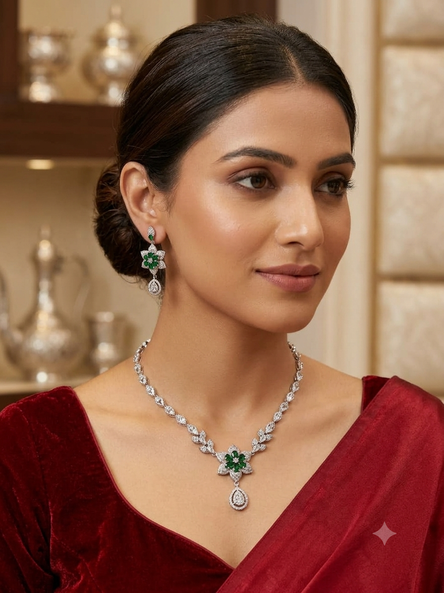 A.D. (AMRIKAN DIAMOND ) NECKLACE