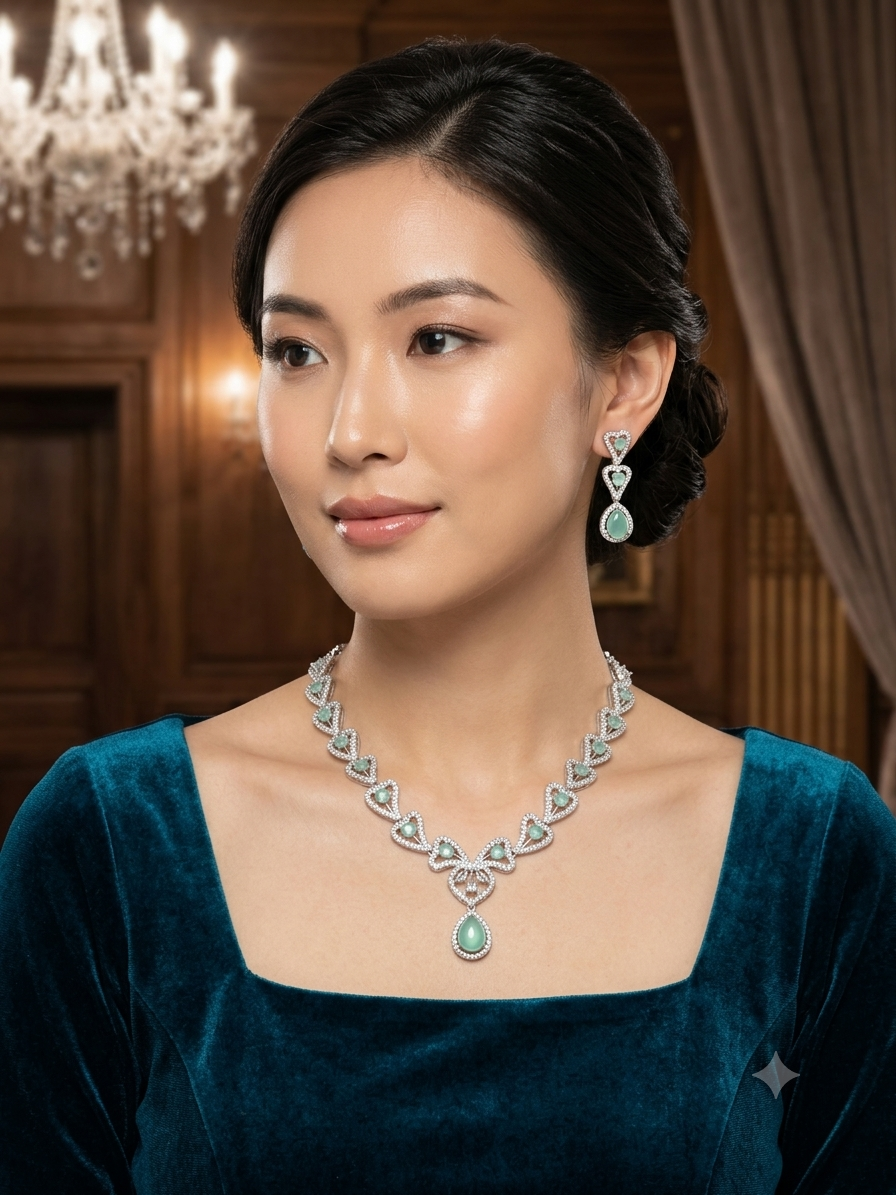 A.D. (AMRIKAN DIAMOND ) NECKLACE