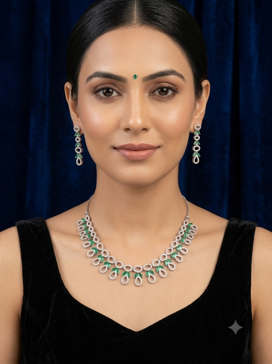 A.D. (AMRIKAN DIAMOND ) NECKLACE