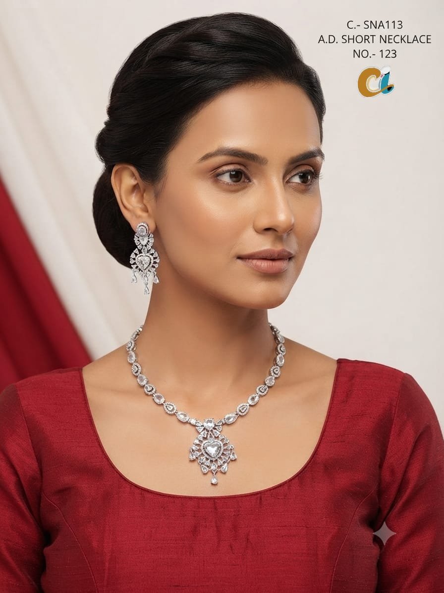 A.D. (AMRIKAN DIAMOND ) NECKLACE