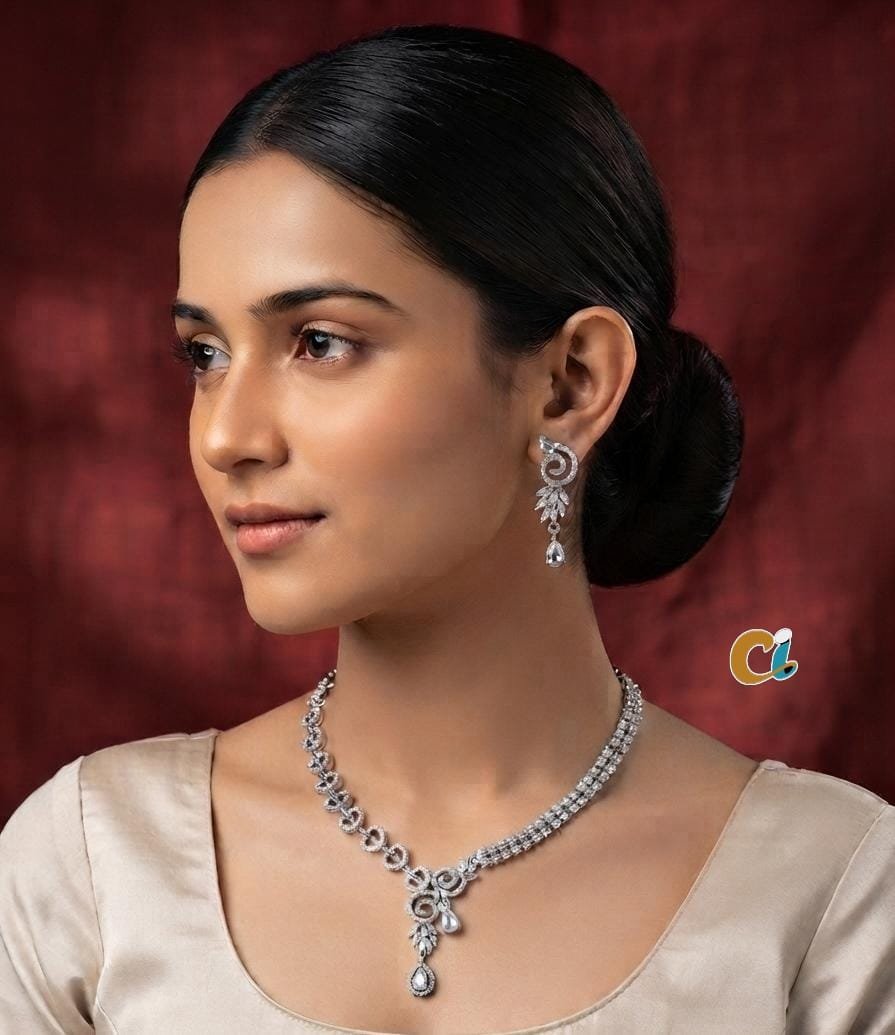 A.D. (AMRIKAN DIAMOND ) NECKLACE