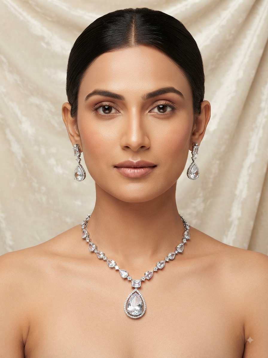 A.D. (AMRIKAN DIAMOND ) NECKLACE